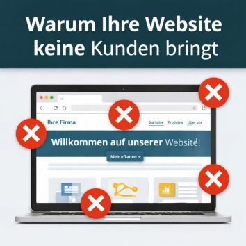 Warum Ihre Website keine Kunden gewinnt – typische Fehler bei Webdesign und Nutzerführung